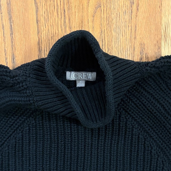 J. Crew Women’s Black Knit Turtleneck Sweater - Picture 2 of 4
